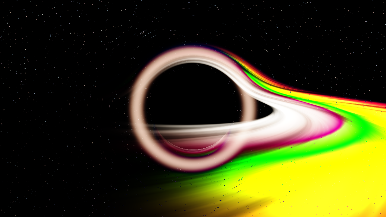 Black Hole render from the Field Array screensaver client